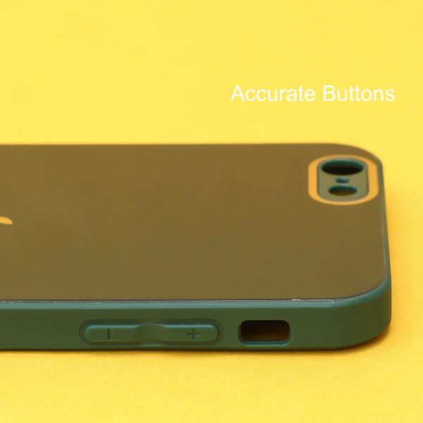 Dark green camera Safe mirror case for Apple iphone 6 plus/6s plus