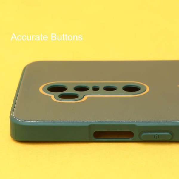 Dark green camera Safe mirror case for Oneplus 7 pro