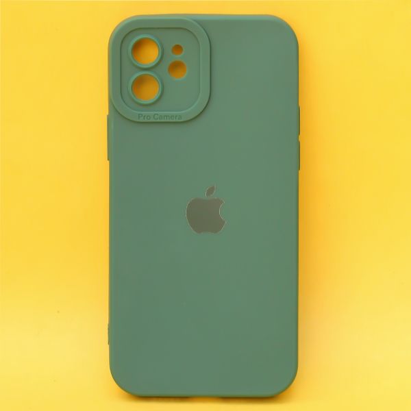 Dark Green Spazy Silicone Case for Apple Iphone 12