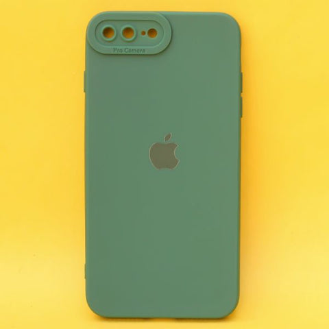 Dark Green Spazy Silicone Case for Apple Iphone 8 plus