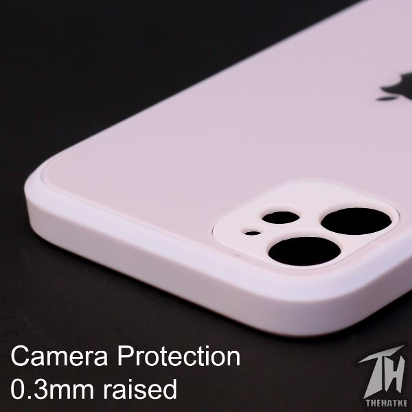 Lavender camera Safe mirror case for Apple Iphone 11