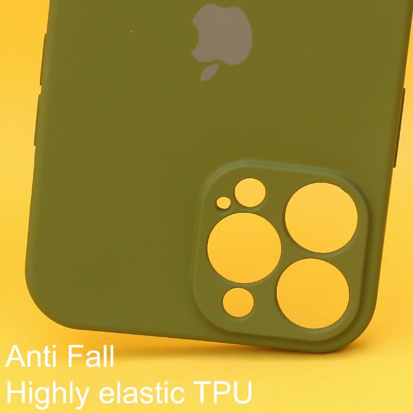 Olive Green Candy Silicone Case for Apple Iphone 13 Pro Max