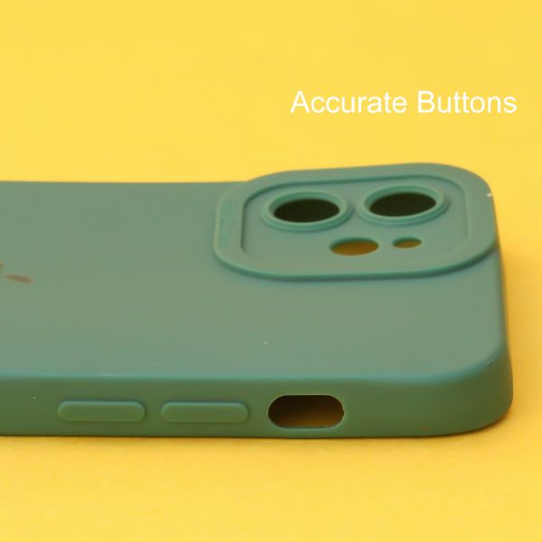 Dark Green Spazy Silicone Case for Apple Iphone 11