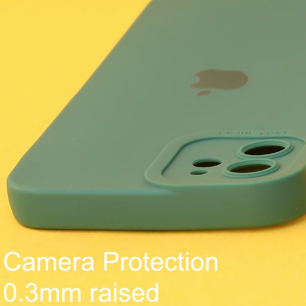 Dark Green Spazy Silicone Case for Apple Iphone 12