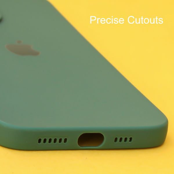 Dark Green Spazy Silicone Case for Apple Iphone 13 Pro
