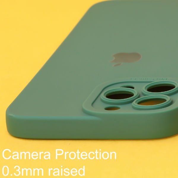 Dark Green Spazy Silicone Case for Apple Iphone 13 Pro