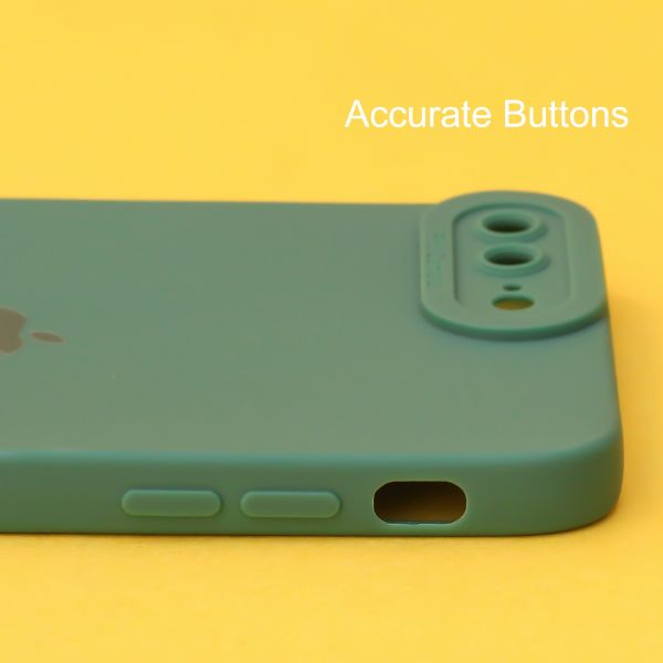 Dark Green Spazy Silicone Case for Apple Iphone 8 plus
