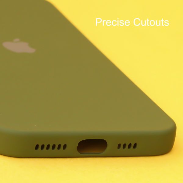 Olive Green Candy Silicone Case for Apple Iphone 13 Pro Max