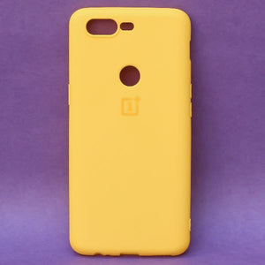 Yellow Silicone Case for Oneplus 5T