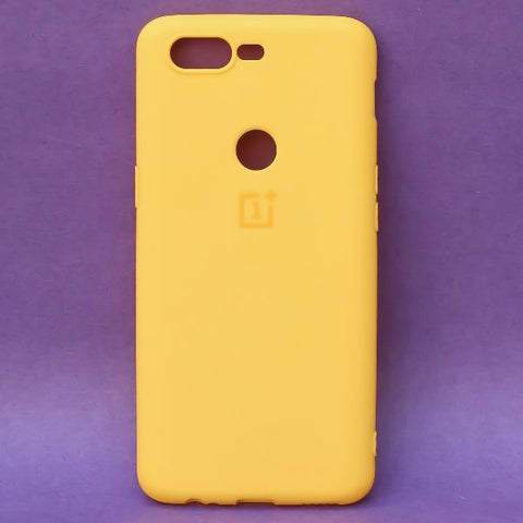 Yellow Silicone Case for Oneplus 5T