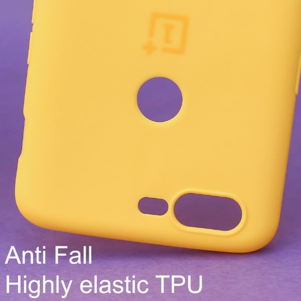 Yellow Silicone Case for Oneplus 5T