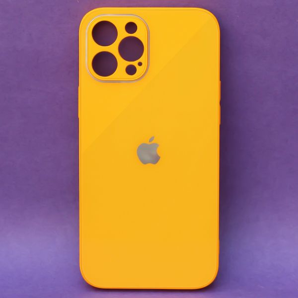 Yellow camera Safe mirror case for Apple Iphone 13 Pro Max