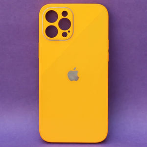 Yellow camera Safe mirror case for Apple Iphone 13 Pro