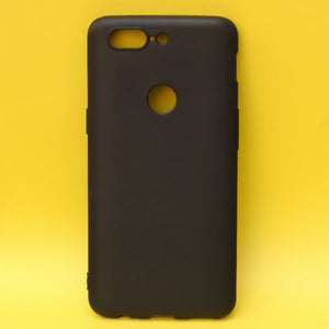 Black Silicone Case for Oneplus 5T