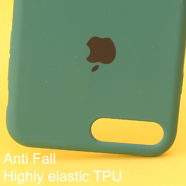 Dark Green Original Silicone case for Apple iPhone 8 Plus