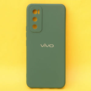 Dark Green Candy Silicone Case for Vivo V20 SE