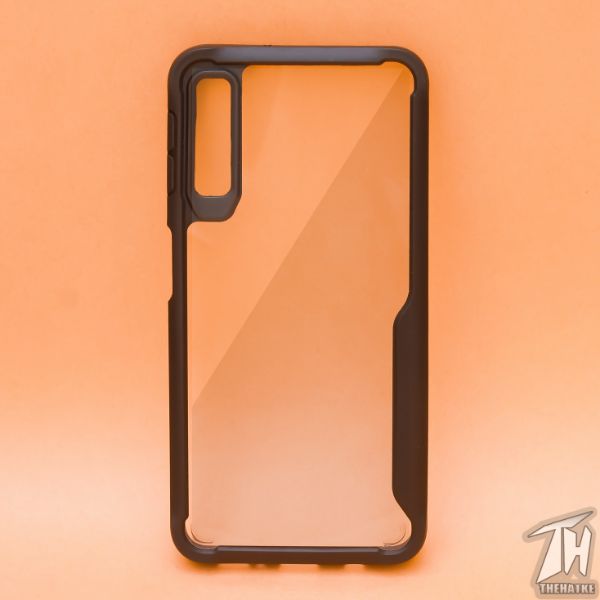 Shockproof protective transparent Silicone Case for Samsung A7 2018