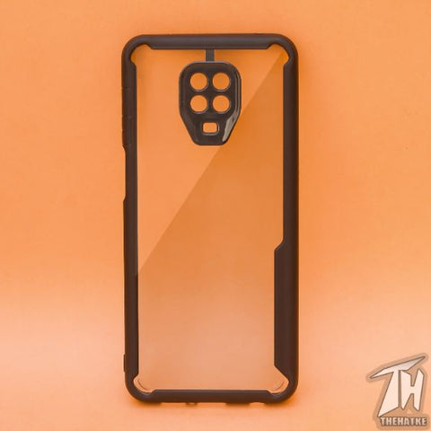 Shockproof silicone protective transparent Case Xiaomi Redmi note 9 pro max