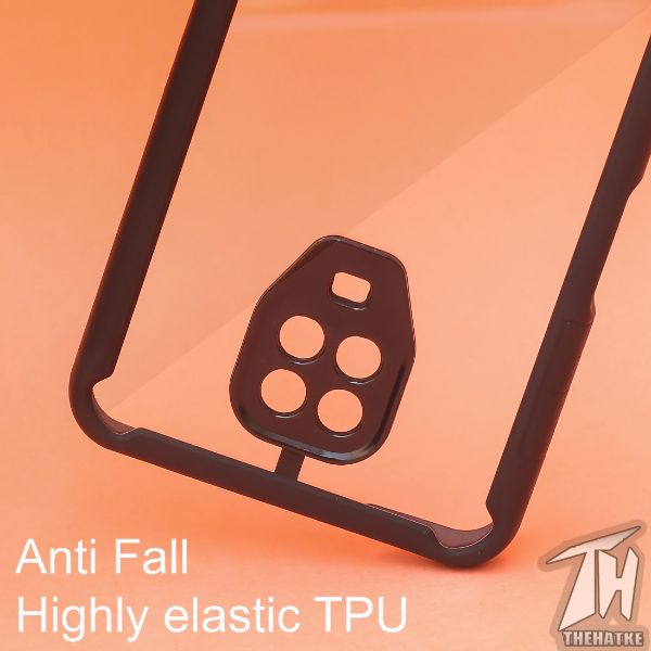 Shockproof silicone protective transparent Case Xiaomi Redmi note 9 pro