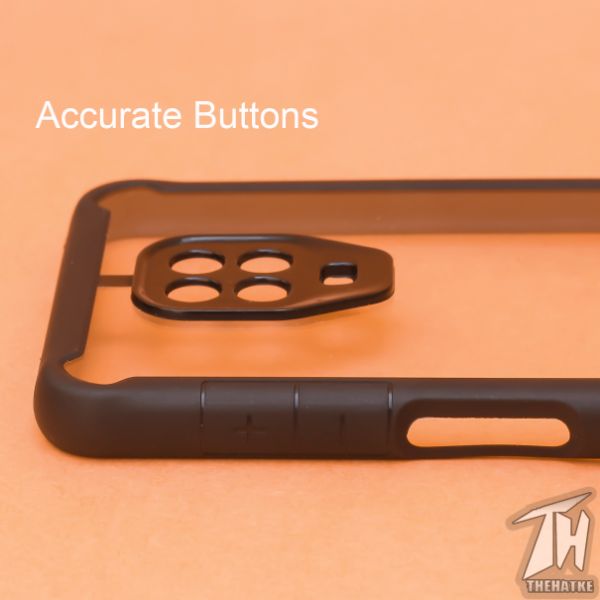 Shockproof silicone protective transparent Case Xiaomi Redmi note 9 pro