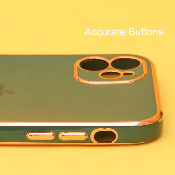 Green Finishble Gold ring Silicone case or Apple iPhone 11