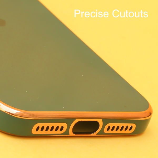 Green Finishble Gold ring Silicone case or Apple iPhone 11