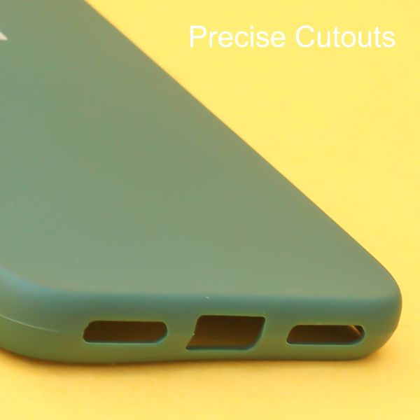 Dark Green Spazy Silicone Case for Redmi Note 7 Pro