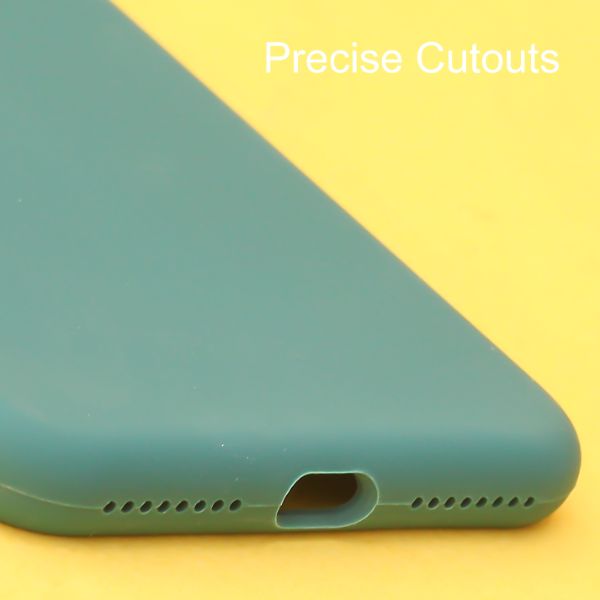 Dark Green Original Silicone case for Apple iPhone 8 Plus