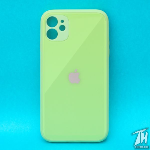 Light green camera Safe mirror case for Apple Iphone 12 Mini