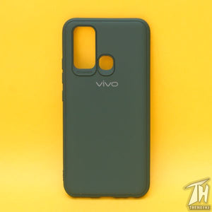 Dark Green Silicone Case for Vivo Y30