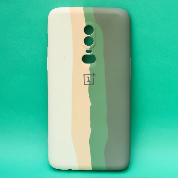 Camouflage Camera Safe Silicone Case for Oneplus 6
