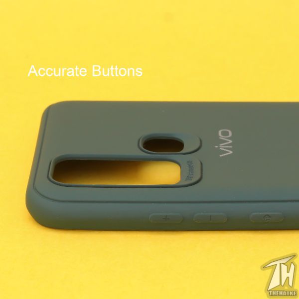 Dark Green Silicone Case for Vivo Y30