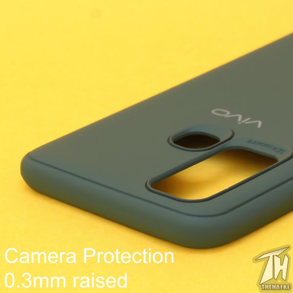 Dark Green Silicone Case for Vivo Y30