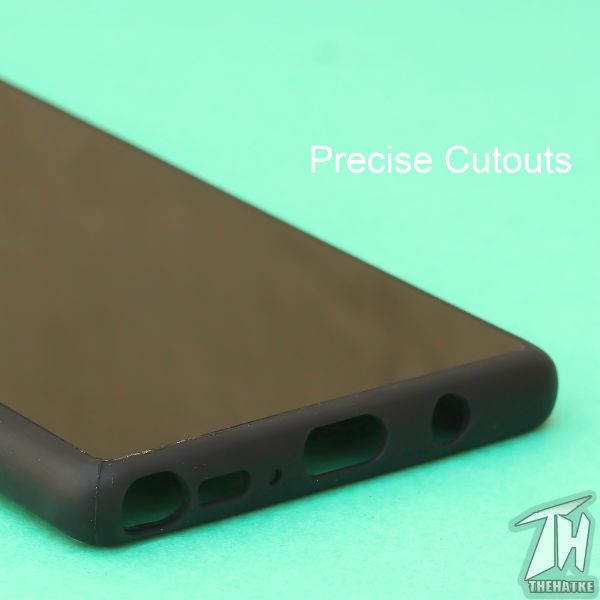 Black mirror Silicone  case for Samsung Note 8