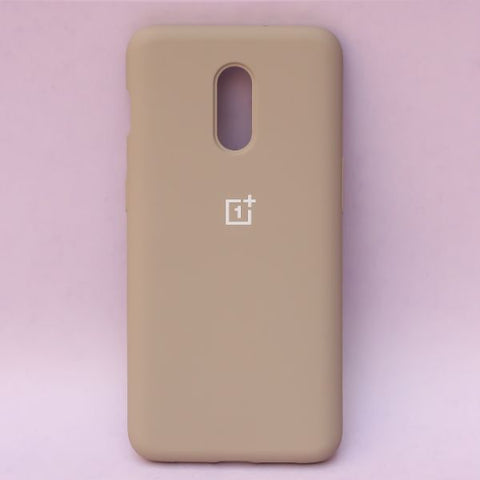 Brown Original Silicone case for Oneplus 7