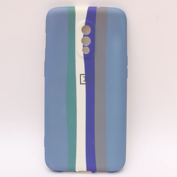 Indigo Camera Silicone Case for Oneplus 7