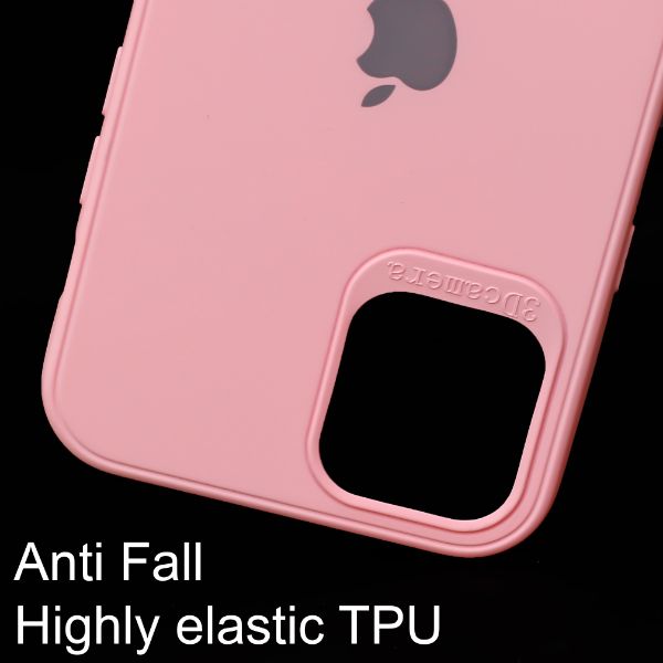 Pink Silicone Case for Apple iphone 12