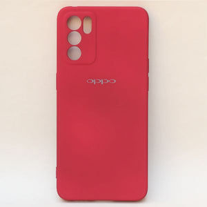 Dark Pink Candy Silicone Case for Oppo Reno 6