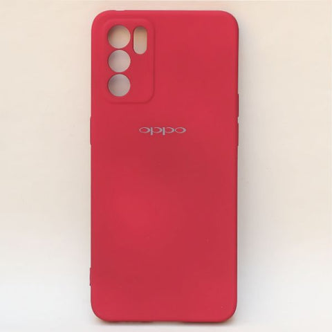 Dark Pink Candy Silicone Case for Oppo Reno 6