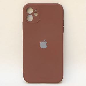 Dark Brown Candy Silicone Case for Apple Iphone 11