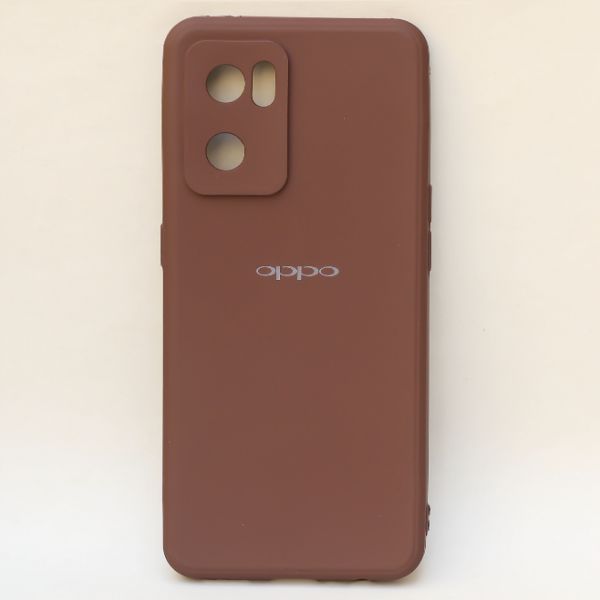 Dark Brown Candy Silicone Case for Oppo reno 6