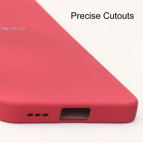 Dark Pink Candy Silicone Case for Oppo Reno 6