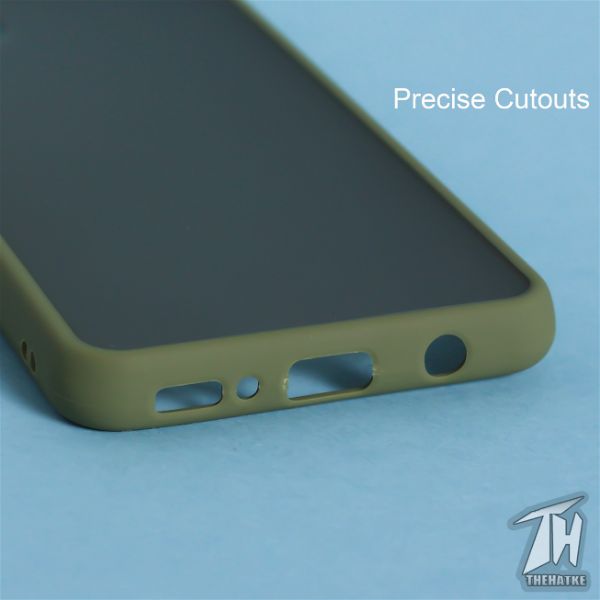 Green Smoke Silicone Safe case for Samsung M31s