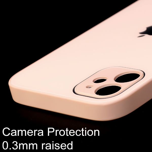 Peach camera Safe mirror case for Apple Iphone 12 Mini