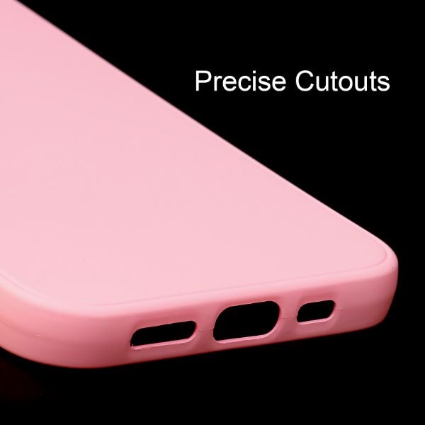 Pink Silicone Case for Apple iphone 12 mini