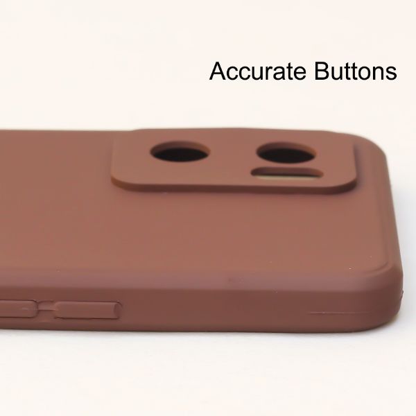 Dark Brown Candy Silicone Case for Oppo reno 6