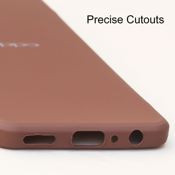 Dark Brown Candy Silicone Case for Oppo reno 6