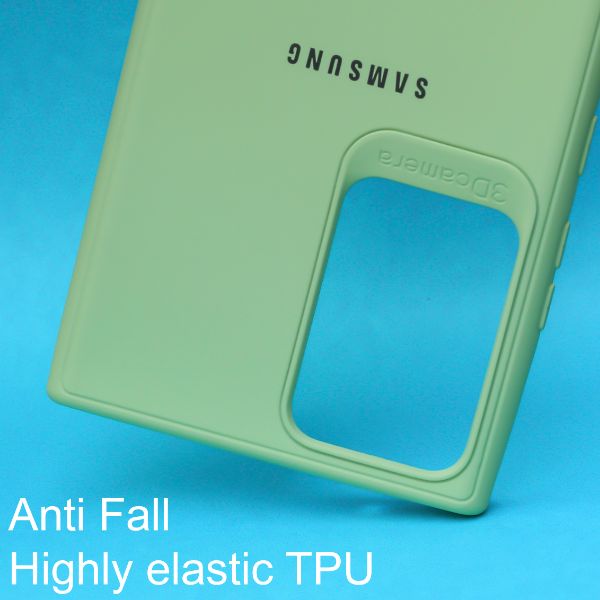 Light Green Silicone Case for Samsung Note 20 Ultra
