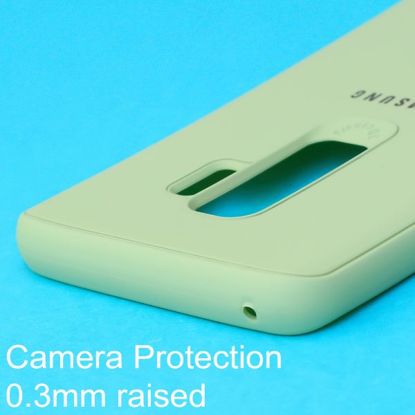 Light Green Silicone Case for Samsung S9 Plus