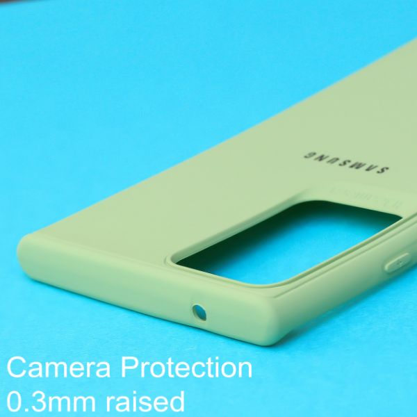 Light Green Silicone Case for Samsung Note 20 Ultra